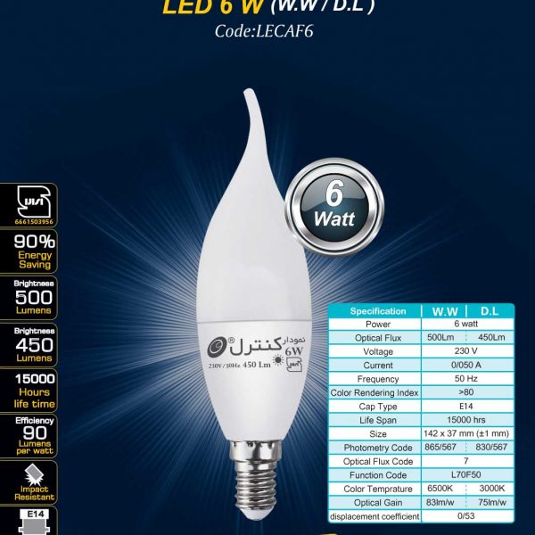 6W Candle Frost(DL-WW)