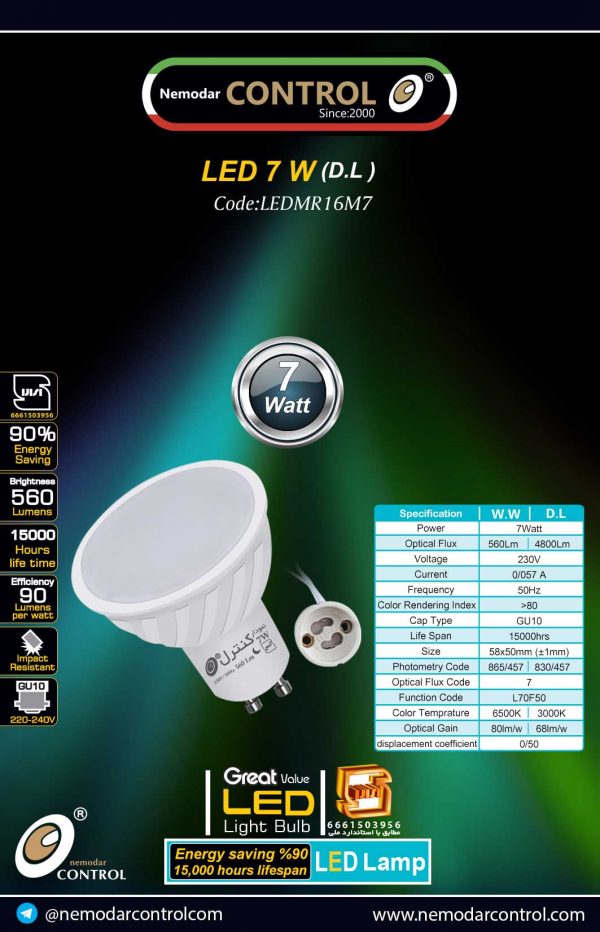 7W Halojen Frost(DL-WW)